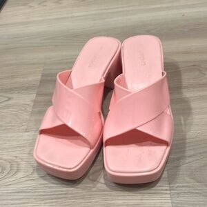 Jeffery Campbell pink shoes
